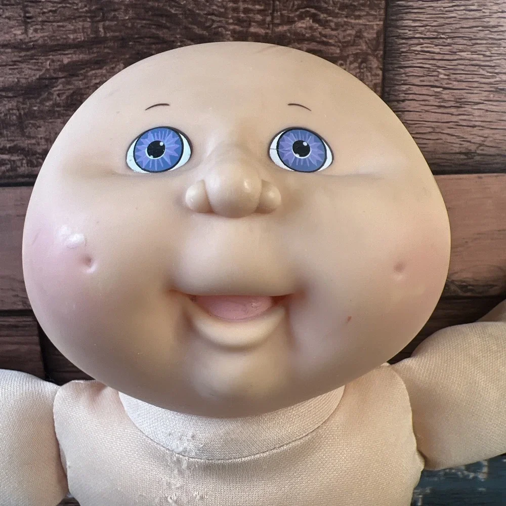 Vintage 1991 Cabbage Patch Kids Doll Bald Blue Eyes Hasbro Xavier Roberts